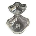 2 saladiers en cristal taill style louis xvi