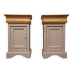 2 tables de chevet relook�es