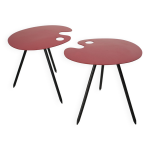 2 tables pic - nic par lucien de roeck pour bois manu 2 tables pic - nic par lucien de roeck pour bois manu