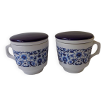 2 tasses  th avec infuseur (tisanire)