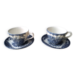 2 tasses  th en porcelaine anglaise churchill staffordshire