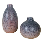 2 vases cramiques signs roses, vintage