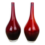 2 vases scandinaves verre souffl modle salong par johanna jelinek pour ikea