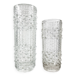 2 vase sklo union verrerie hermanova hut design frantisek peceny 1972