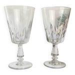 2 verres � eau vintage