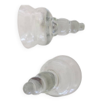 2 verres en goutte pour chandelier