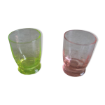 2 verres à liqueur vintage - ouraline 2 verres à liqueur vintage - ouraline