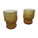 2 verres moulés pressés déstructurés 2 verres moulés pressés déstructurés