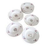 21 assiettes creuses en porcelaine digoin sarreguemines modèle nice 21 assiettes creuses en porcelaine digoin sarreguemines modèle nice