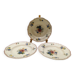 3 anciennes assiettes digoin modle agreste sarreguemines