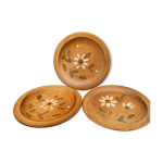 3 assiettes en cramique vallauris