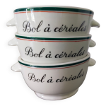 3 bols ancien en porcelaine blanche pillivuyt 3 bols ancien en porcelaine blanche pillivuyt