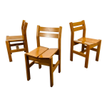 3 chaises maison regain sélection perriand pour les arcs 1600 3 chaises maison regain sélection perriand pour les arcs 1600