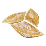 3 coupelles ou raviers en c�ramique verceram, ann�es 60