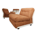 3 fauteuils amanta par mario bellini pour c&b italia (retapissés) 3 fauteuils amanta par mario bellini pour c&b italia (retapissés)