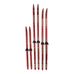 3 paires de ski de fond vintage