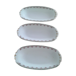 3 raviers porcelaine limoges