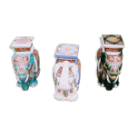 3 tables d'appoint, tabourets lphants vintage en cramique
