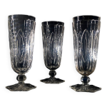 3 verres géants baccarat 280ml m. à feuilles 3 verres géants baccarat 280ml m. à feuilles
