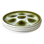 4 assiettes  hutres moulin des loups vintage