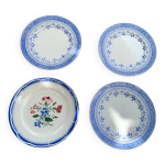 4 assiettes plates modele gaulois, creil et montereau et elorn, digoin sarreguemines, collector 4 assiettes plates modele gaulois, creil et montereau et elorn, digoin sarreguemines, collector