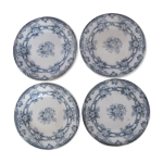 4 assiettes de sarreguemines, modle crs
