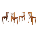4 chaises baumann n153