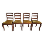 4 chaises louis philippe bois moulur trs bon tat