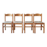 4 chaises paillées vintage 4 chaises paillées vintage