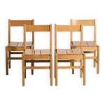 4 chaises en pin massif, rsidence la cascade, les arcs 1600, 1970