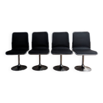 4 chaises pivotantes vintage