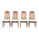 4 chaises de salle � manger by preben shou danemark