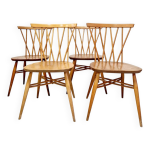 4 chaises de salle à manger à dossier chandelier ercol 4 chaises de salle à manger à dossier chandelier ercol