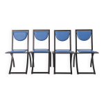 4 chaises de salle à manger par karl friedrich förster pour kff allemagne, années 1980, lot de 4 4 chaises de salle à manger par karl friedrich förster pour kff allemagne, années 1980, lot de 4