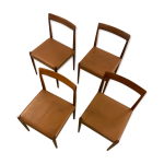 4 chaises de salle à manger du milieu du siècle à palisander 4 chaises de salle à manger du milieu du siècle à palisander