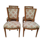 4 chaises de style louis xvi