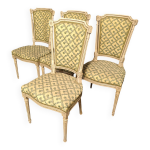 4 chaises style louis xvi