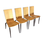 4 chaises tango du designer philippe starck