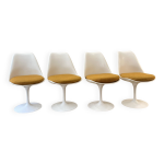 4 chaises tulipes knolll - eero saarinen - vintage 4 chaises tulipes knolll - eero saarinen - vintage