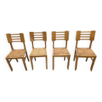 4 chaises vintage par pierre cruege design franais annes 60