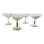 4 coupes  champagne duralex france