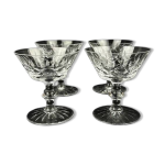 4 coupes en cristal taill de lorraine