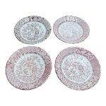 4 coupelles ou sous - tasses en porcelaine, allerttons tokio, vintage anglais