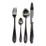 4 couverts de table orf�vrerie liberty en m�tal argent�
