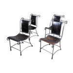 4 fauteuils en fer forgé 4 fauteuils en fer forgé