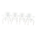 4 fauteuils provenaux en fer forg 60 s
