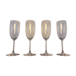 4 flûtes à champagne baccarat modèle perfection 4 flûtes à champagne baccarat modèle perfection