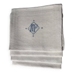 4 serviettes pm neuves damasses 78x65cm