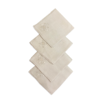 4 serviettes de table en lin