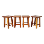 4 tabourets vintage 1970 style scandinave 4 tabourets vintage 1970 style scandinave